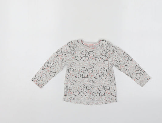 TU Girls Multicoloured   Pullover Jumper Size 9-12 Months