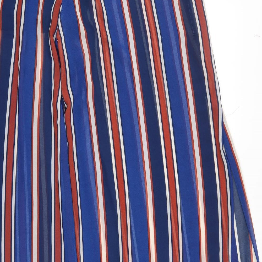 JustFab Womens Multicoloured Striped  Trousers  Size L L33 in