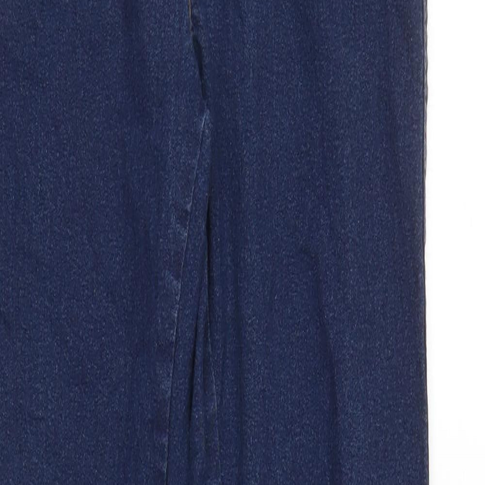 Denim & Co. Womens Blue  Denim Jegging Jeans Size 10 L26 in