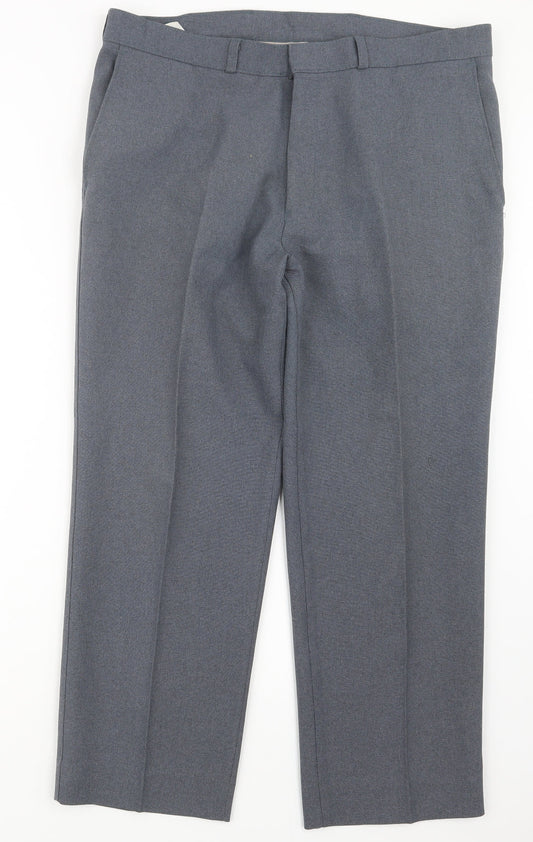 Simon Taylor Mens Grey   Trousers  Size 36 in L26 in