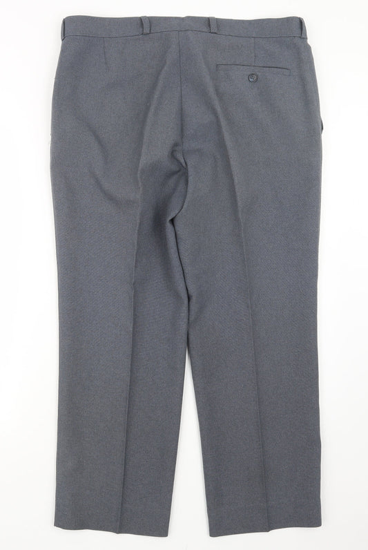 Simon Taylor Mens Grey   Trousers  Size 36 in L26 in