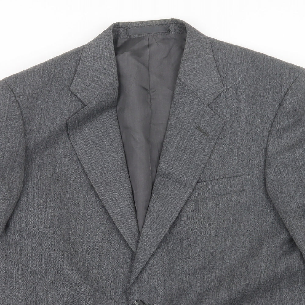 St Michael Mens Grey   Jacket Suit Jacket Size 38