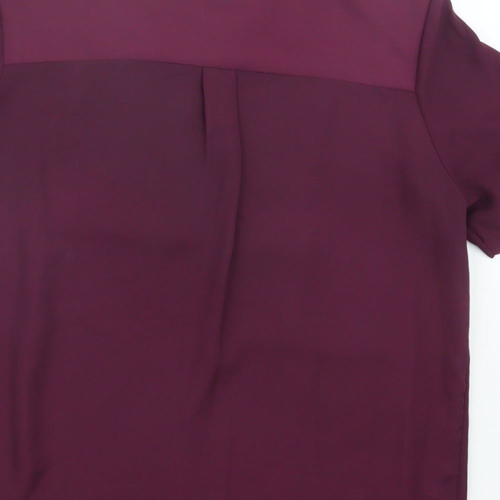 Marks and Spencer Womens Purple   Basic Blouse Size 10