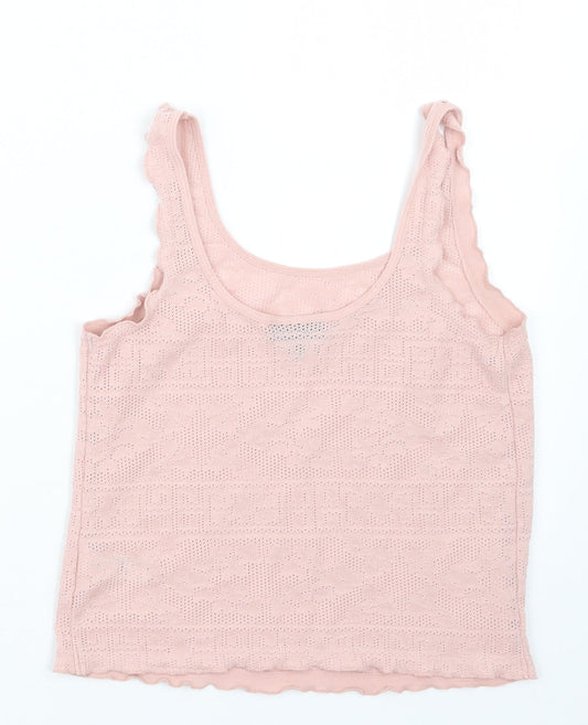 Topshop Womens Pink   Camisole T-Shirt Size 8