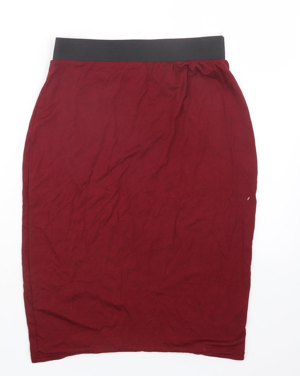Preworn Womens Red   Straight & Pencil Skirt Size 25 in