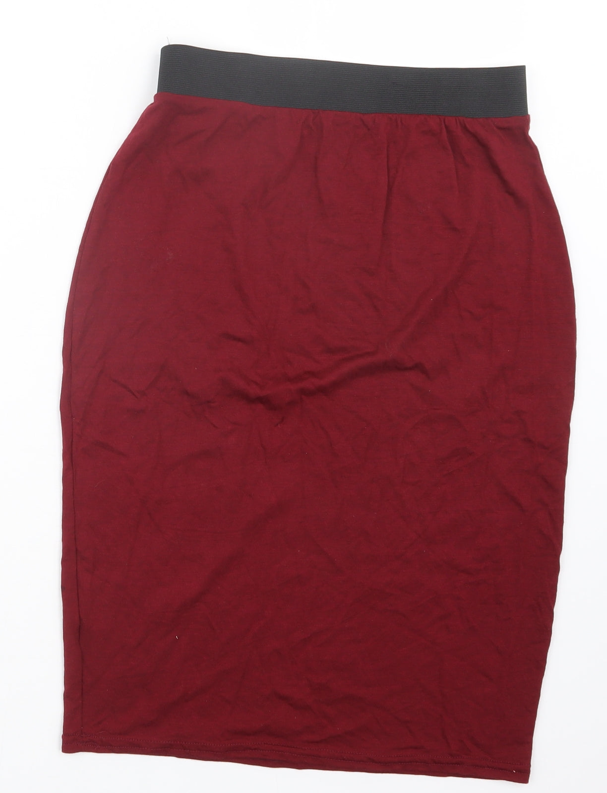 Preworn Womens Red   Straight & Pencil Skirt Size 25 in