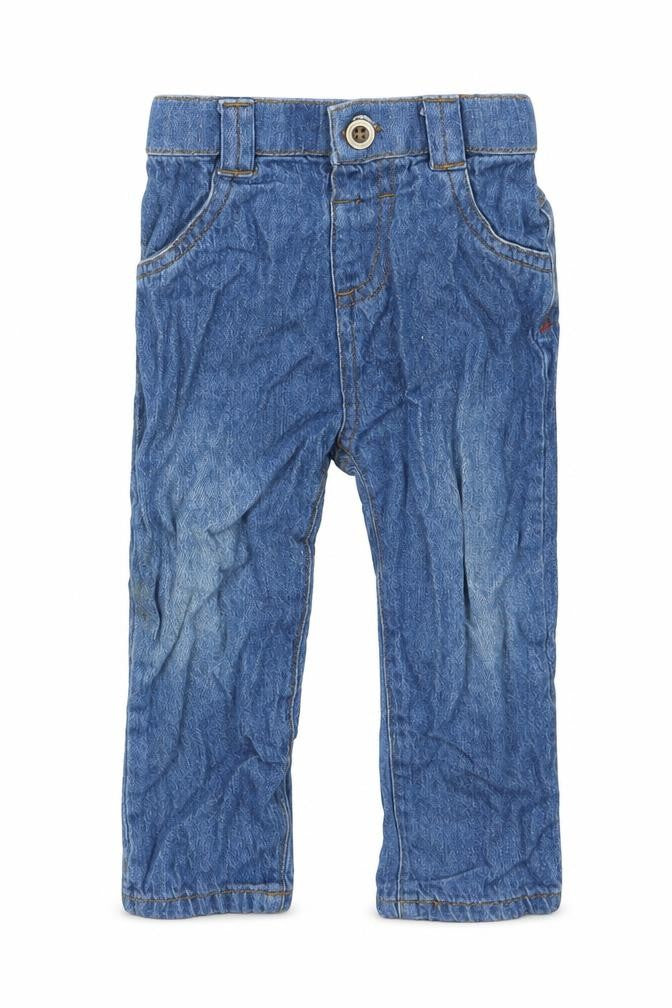 Nutmeg Boys Blue  Denim Cargo Jeans Size 9-12 Months