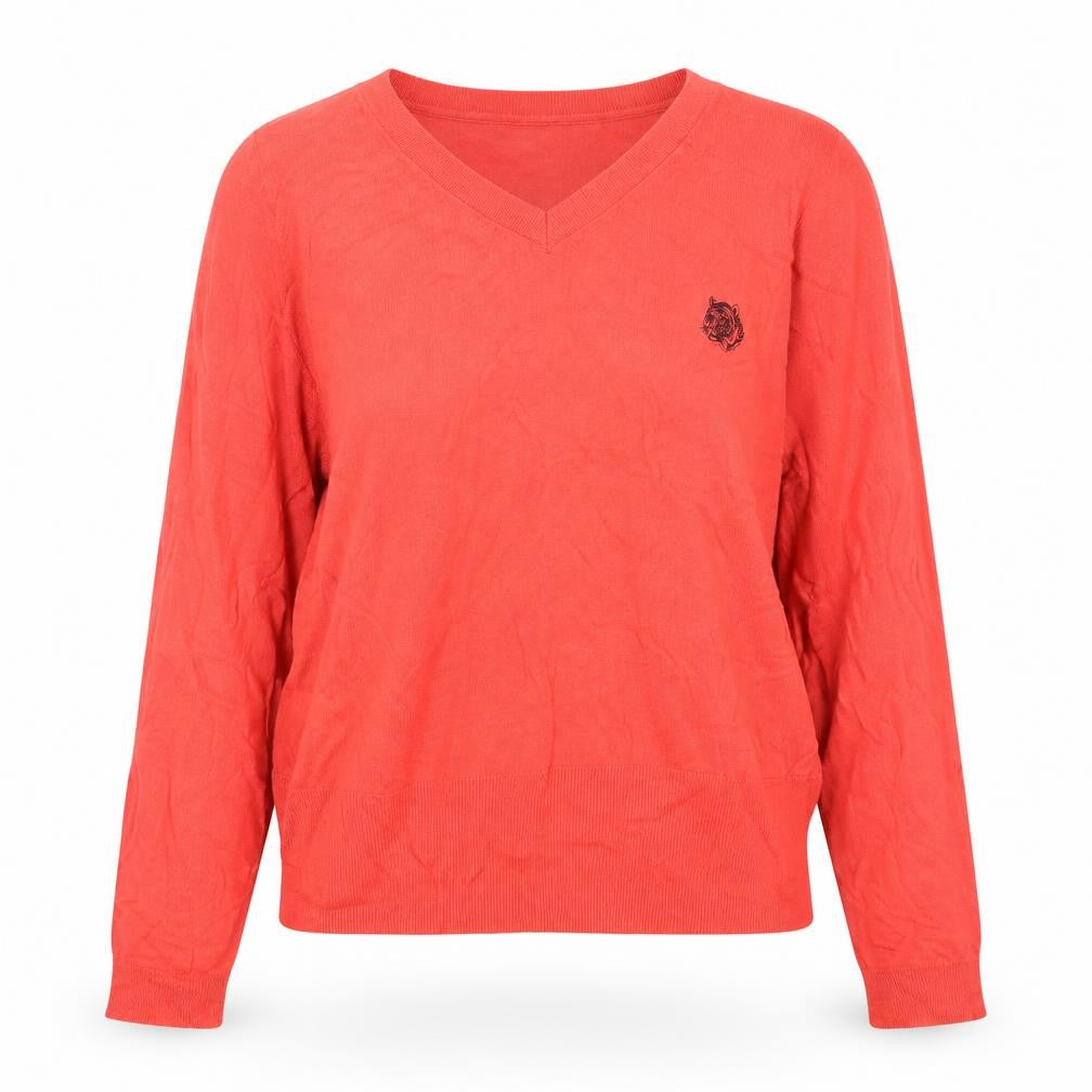 Topshop Womens Red  Knit Pullover Jumper Size 12