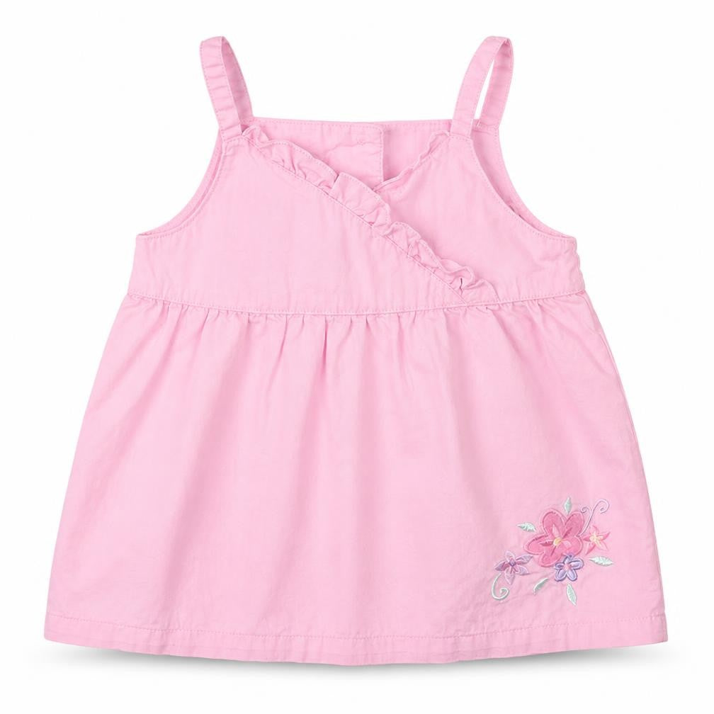 George Girls Pink Floral  Basic Tank Size 9-12 Months