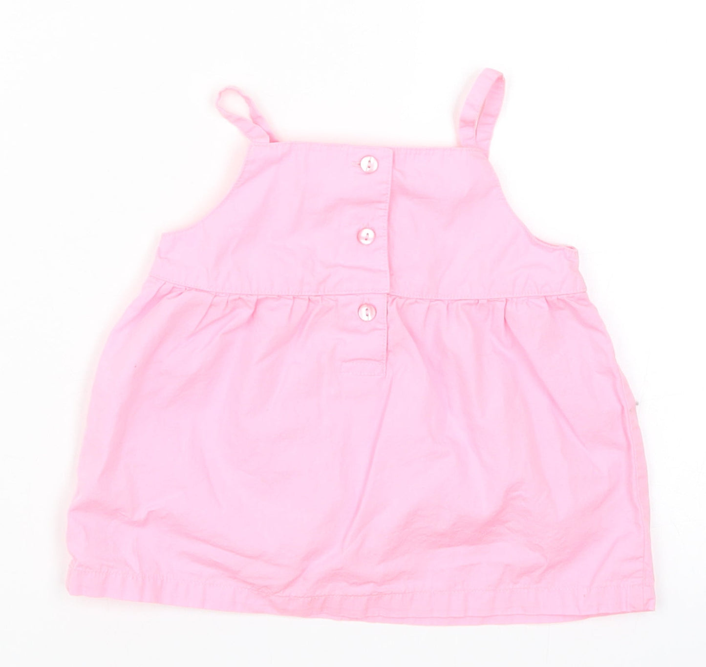 George Girls Pink Floral  Basic Tank Size 9-12 Months