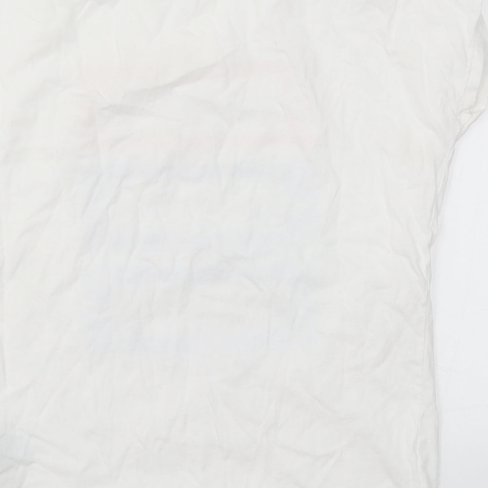 LC Waikiki Womens White   Basic T-Shirt Size S  - Fall in Love with the Process of Becoming the Very Best Version of Yourself