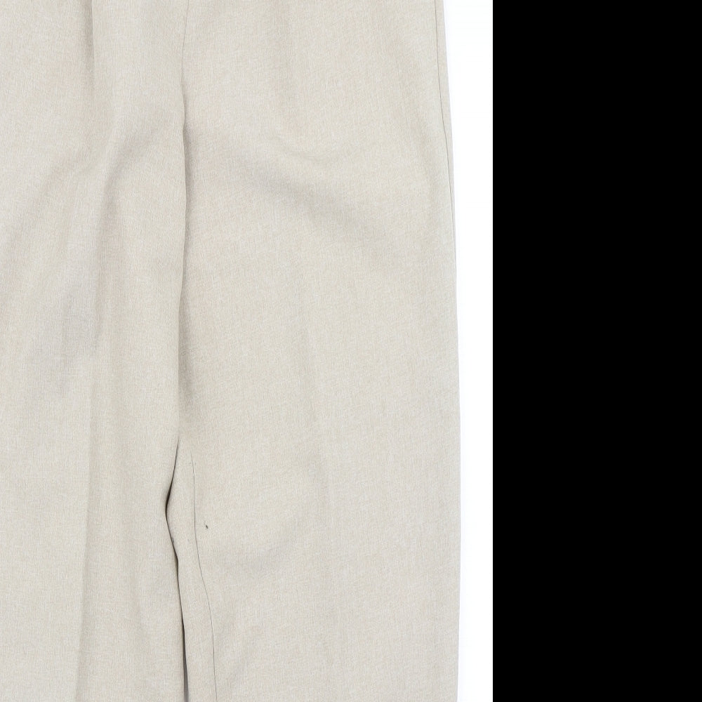 Charade Womens Brown   Dress Pants Trousers Size 16 L28 in