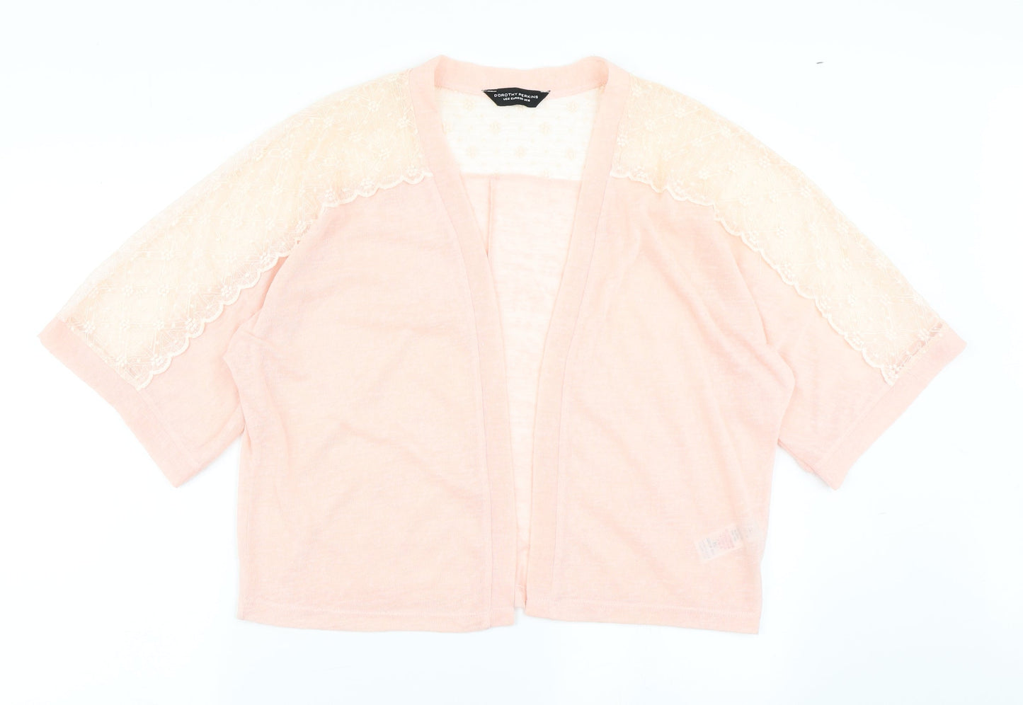 Dorothy Perkins Womens Pink   Cardigan Jumper Size 10