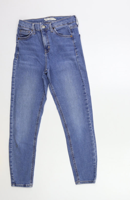 Topshop Mens Blue  Denim Skinny Jeans Size 28 in L30 in