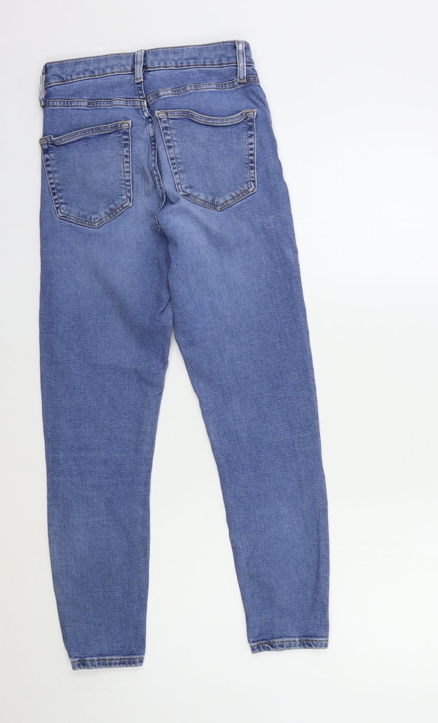 Topshop Mens Blue  Denim Skinny Jeans Size 28 in L30 in