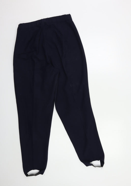 Lycra Womens Blue   Trousers  Size 16 L30 in