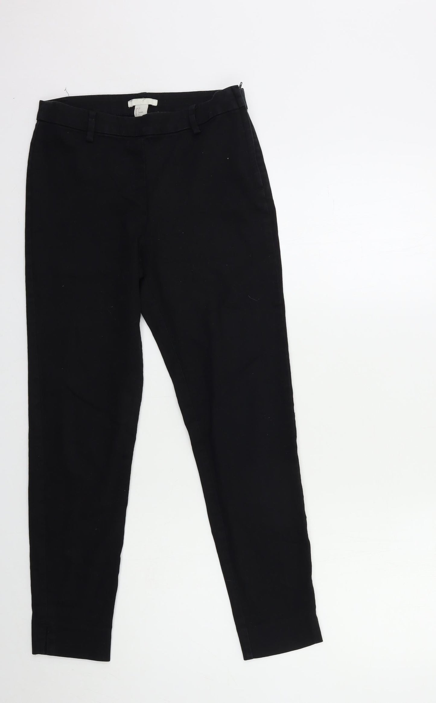 H&M Womens Black   Cropped Jeans Size 8 L26 in