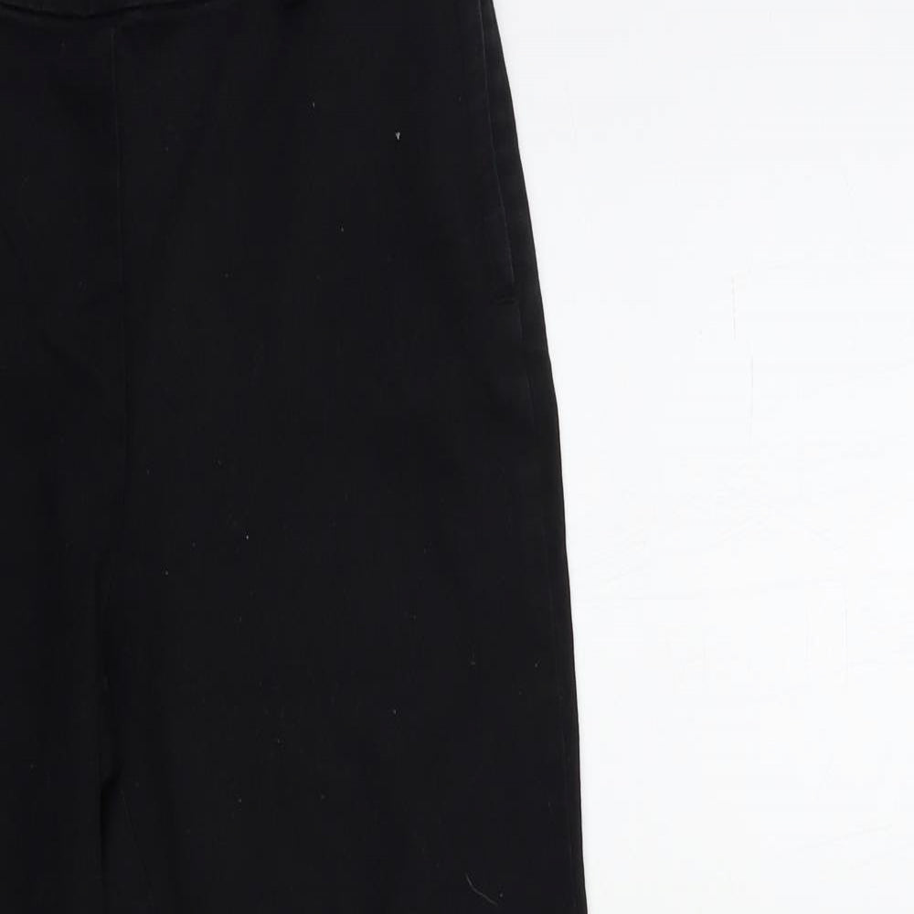 H&M Womens Black   Cropped Jeans Size 8 L26 in