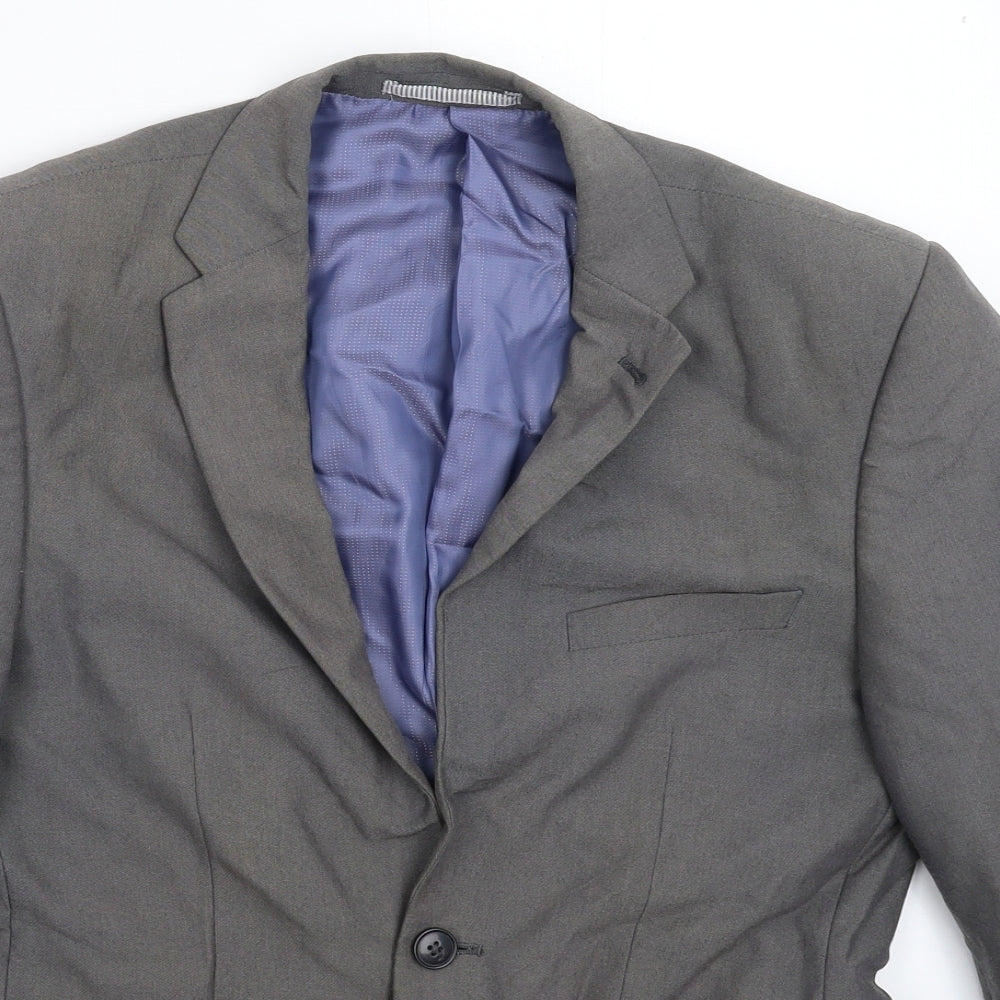 Burton Mens Grey   Jacket Suit Jacket Size 36