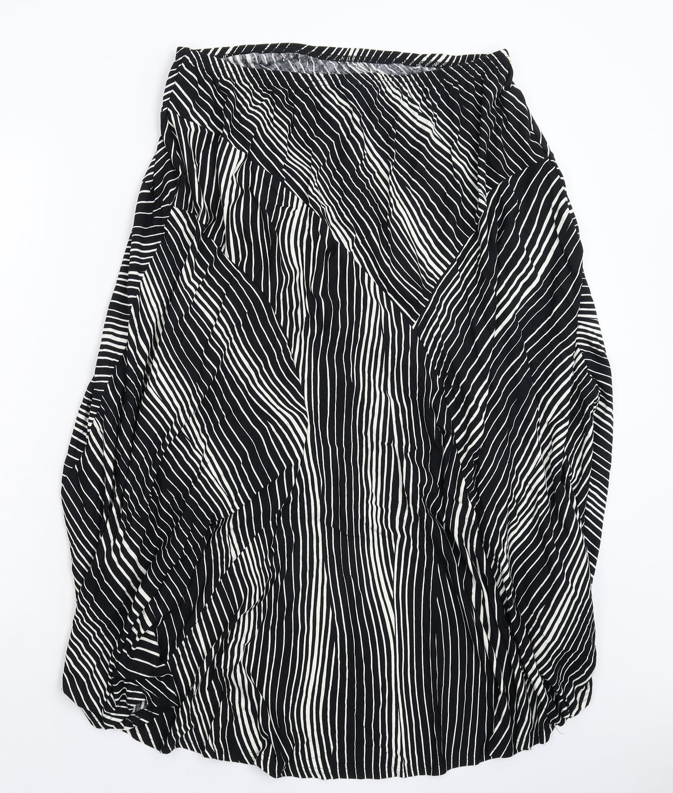 ELVI Womens Multicoloured Striped  Maxi Skirt Size 36 in