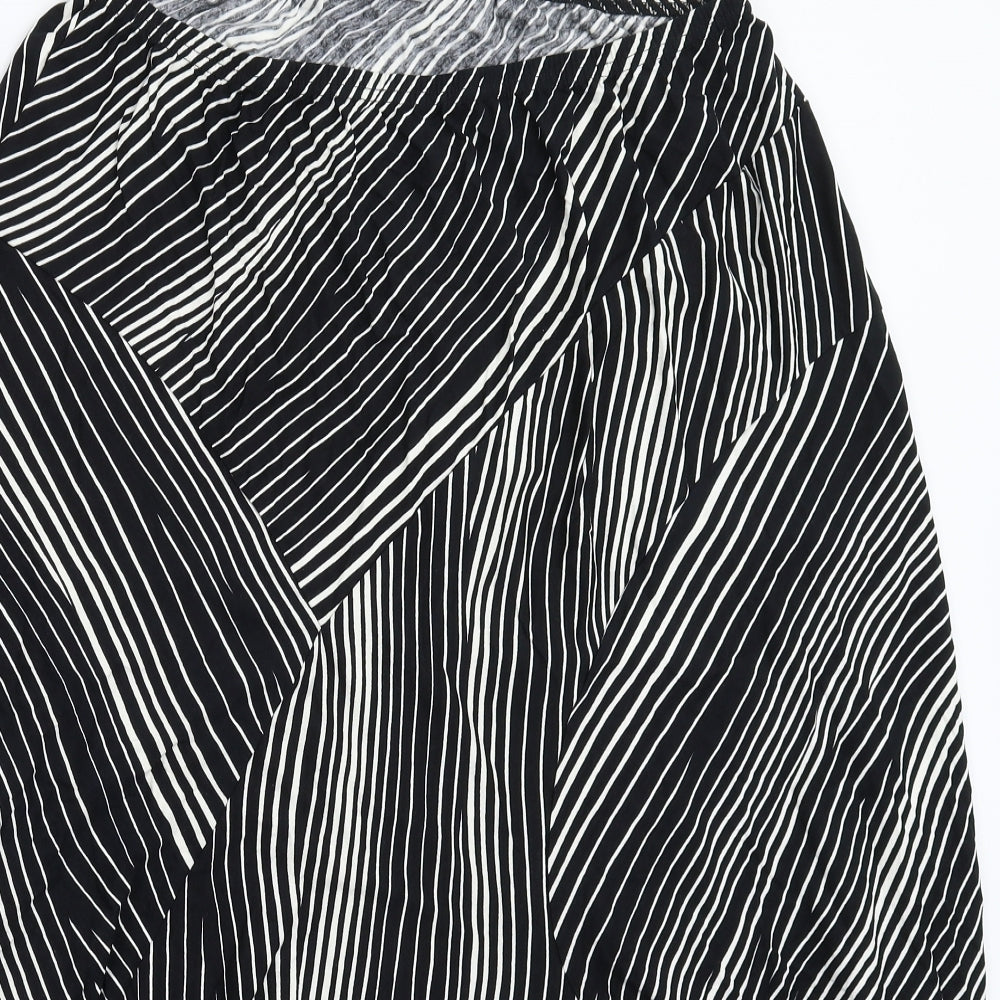 ELVI Womens Multicoloured Striped  Maxi Skirt Size 36 in
