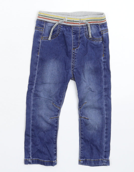 Nutmeg Baby Blue  Denim Capri Jeans Size 12-18 Months