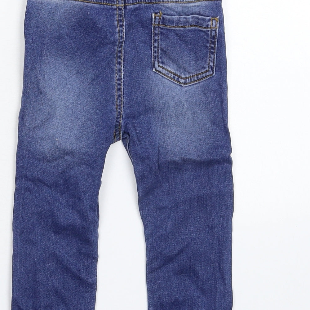 Nutmeg Baby Blue  Denim Capri Jeans Size 12-18 Months