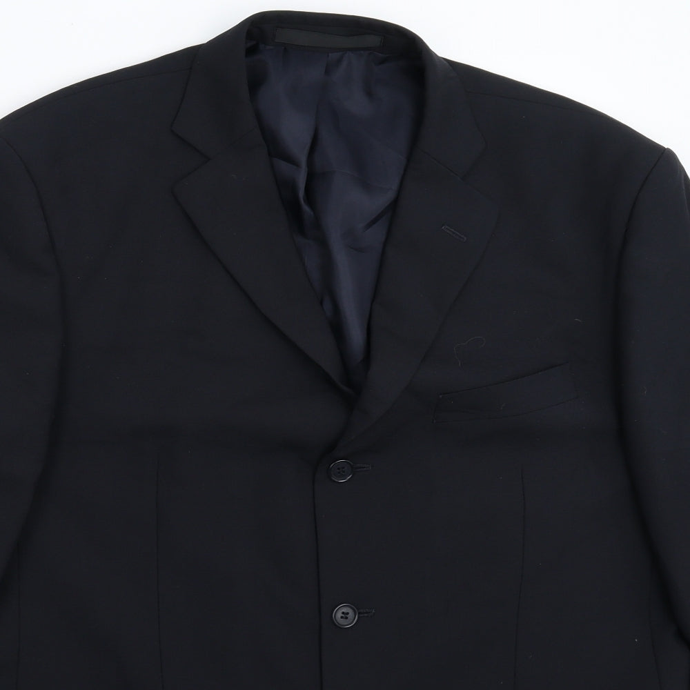 Marks and Spencer Mens Blue   Jacket Suit Jacket Size 42