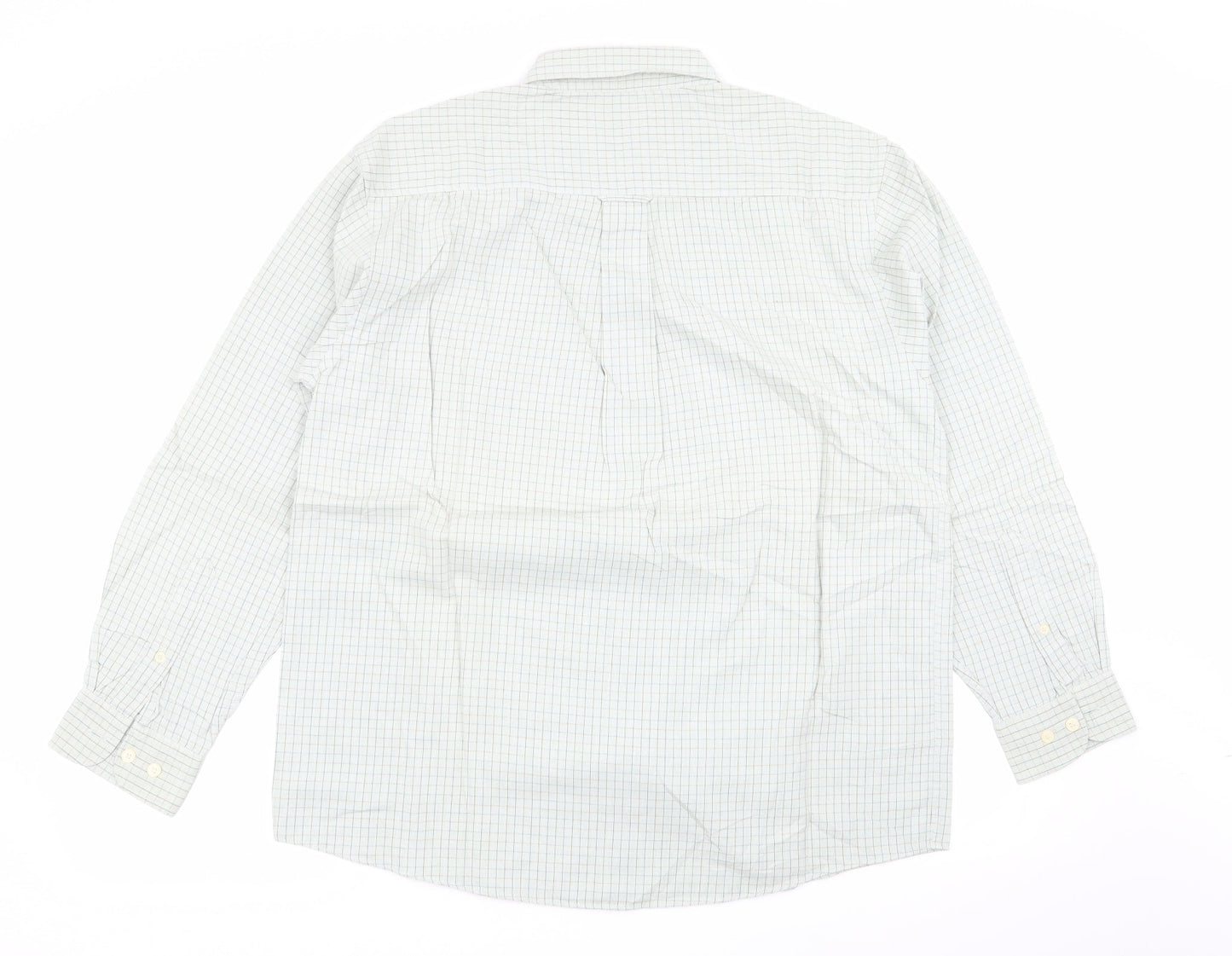 BHS Mens Multicoloured Check   Button-Up Size M