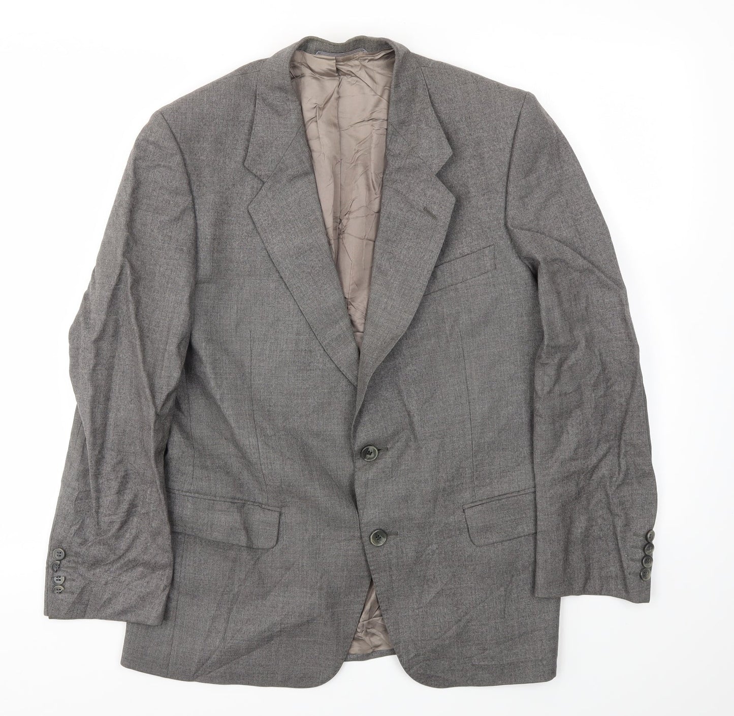 St Michaels Mens Grey   Jacket Blazer Size 38