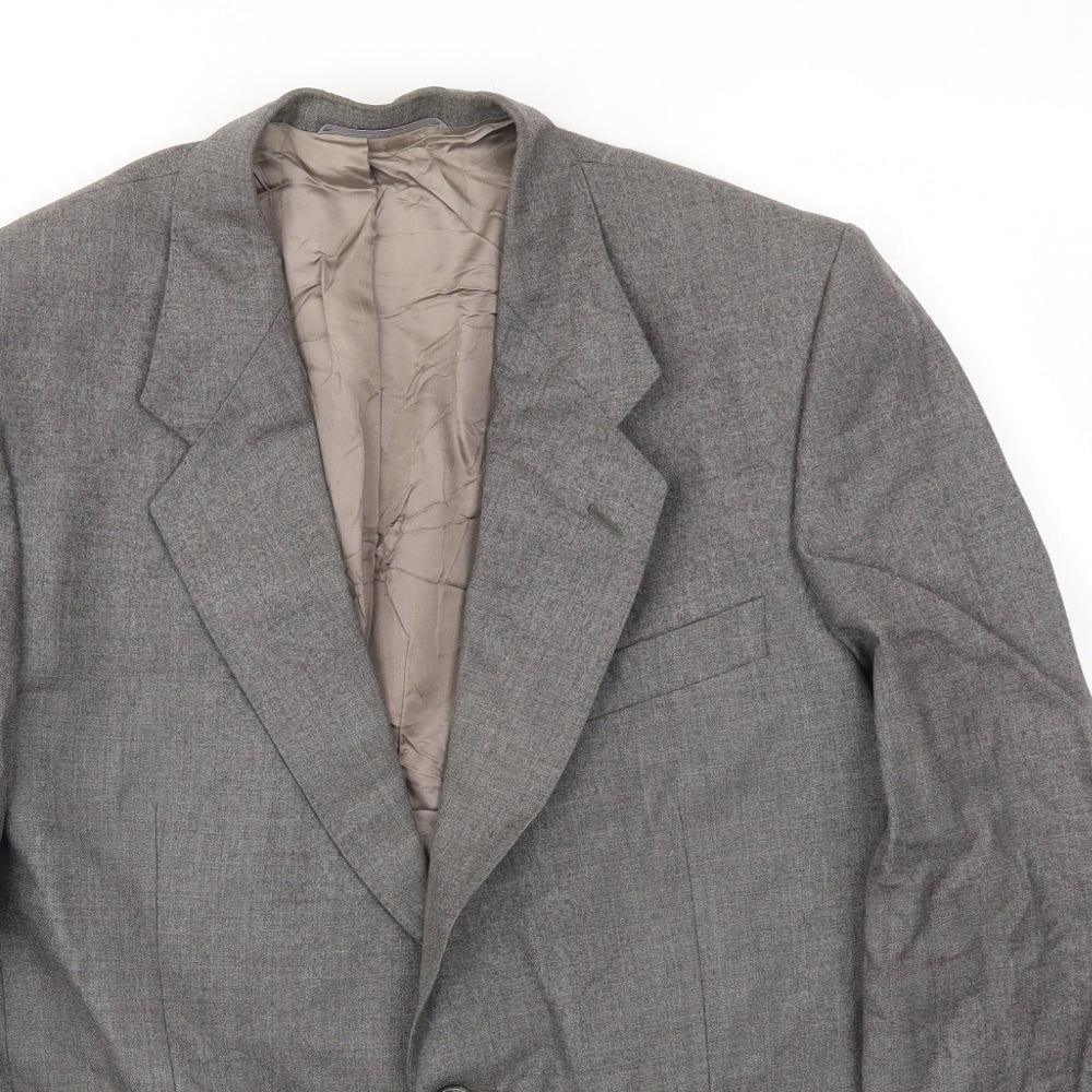 St Michaels Mens Grey   Jacket Blazer Size 38