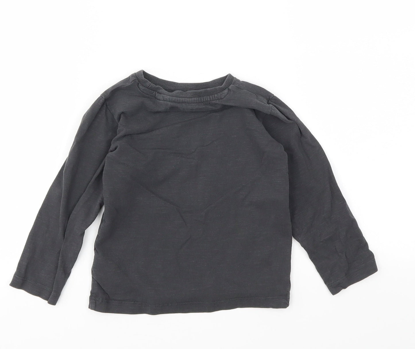 NEXT Girls Grey   Basic T-Shirt Size 24 Months