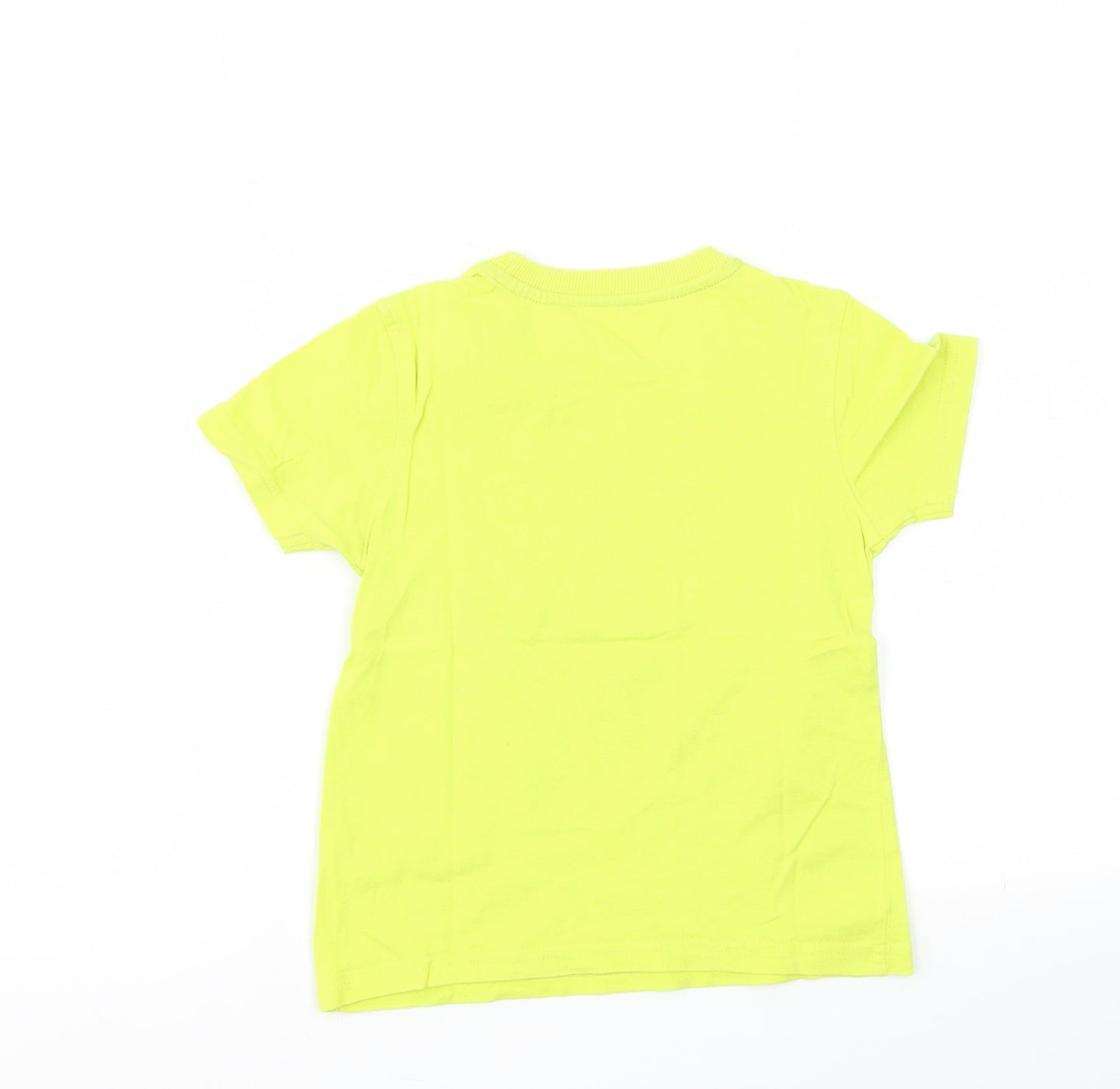 George Boys Yellow   Basic T-Shirt Size 3-4 Years