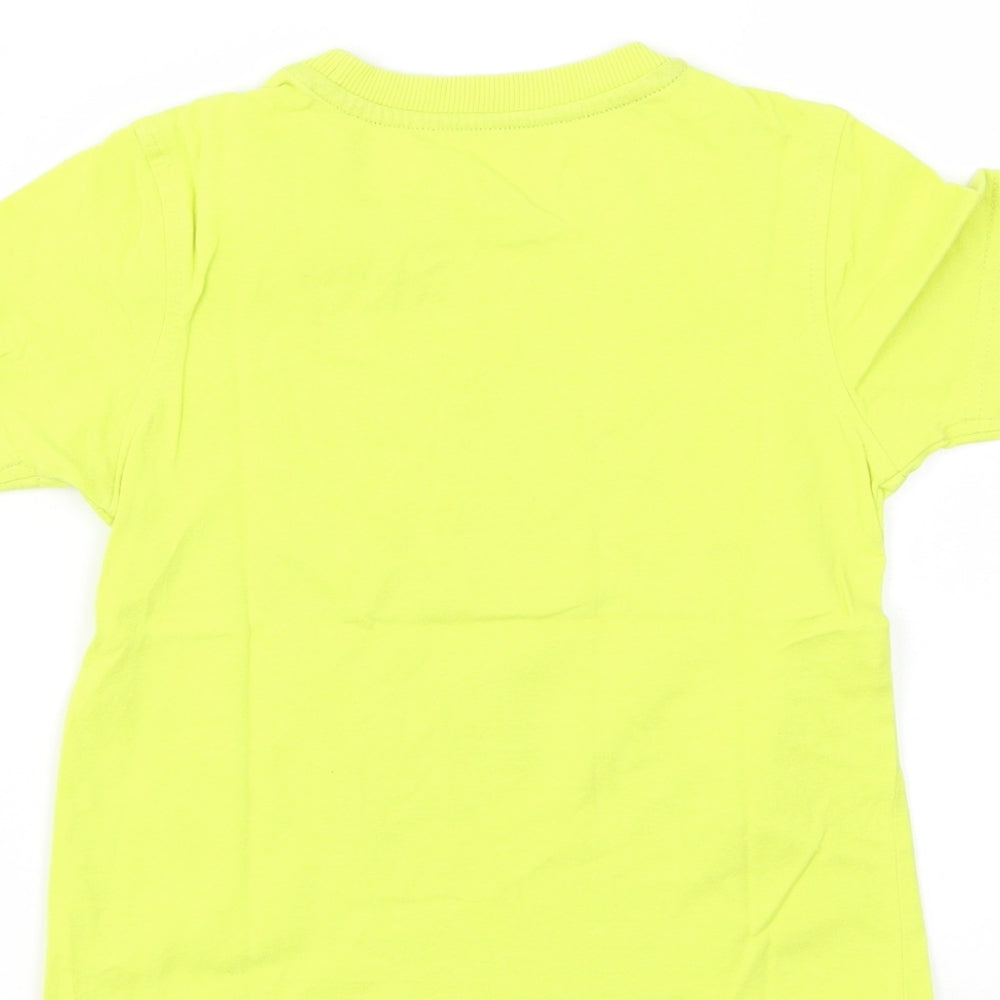 George Boys Yellow   Basic T-Shirt Size 3-4 Years