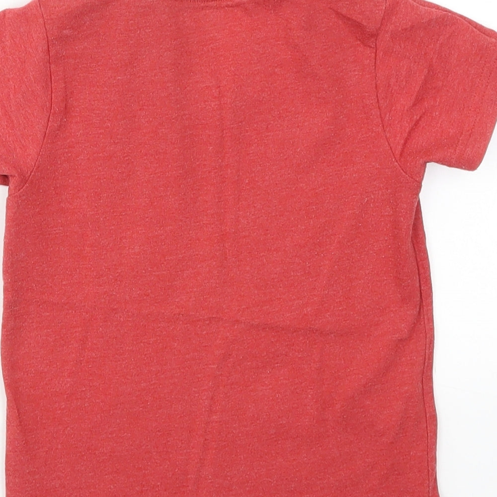 Nutmeg Boys Red   Basic T-Shirt Size 2-3 Years