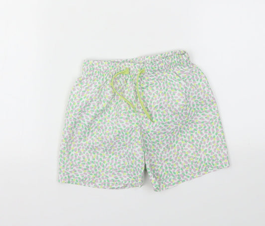 WLML Boys Multicoloured Animal Print  Sweat Shorts Size 4-5 Years