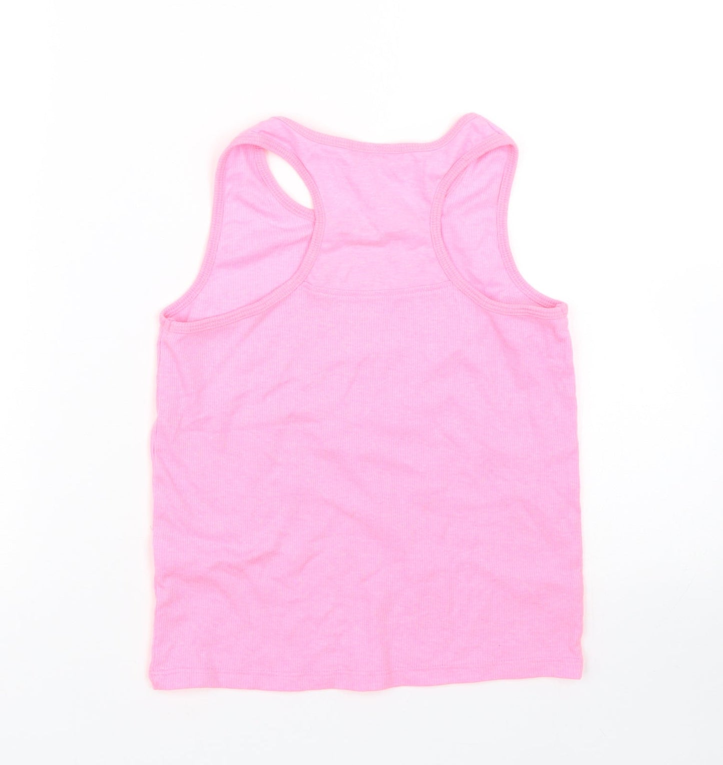 Matalan Girls Pink   Basic Tank Size 10 Years