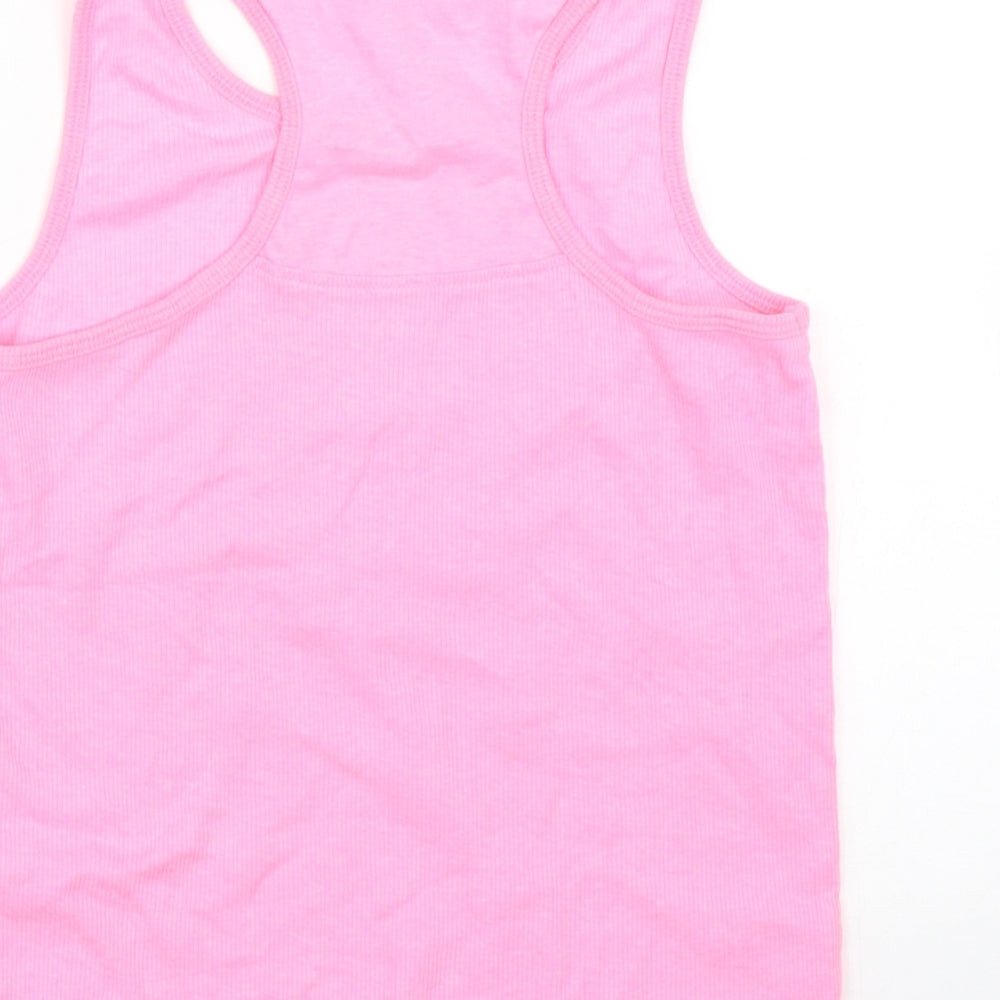 Matalan Girls Pink   Basic Tank Size 10 Years