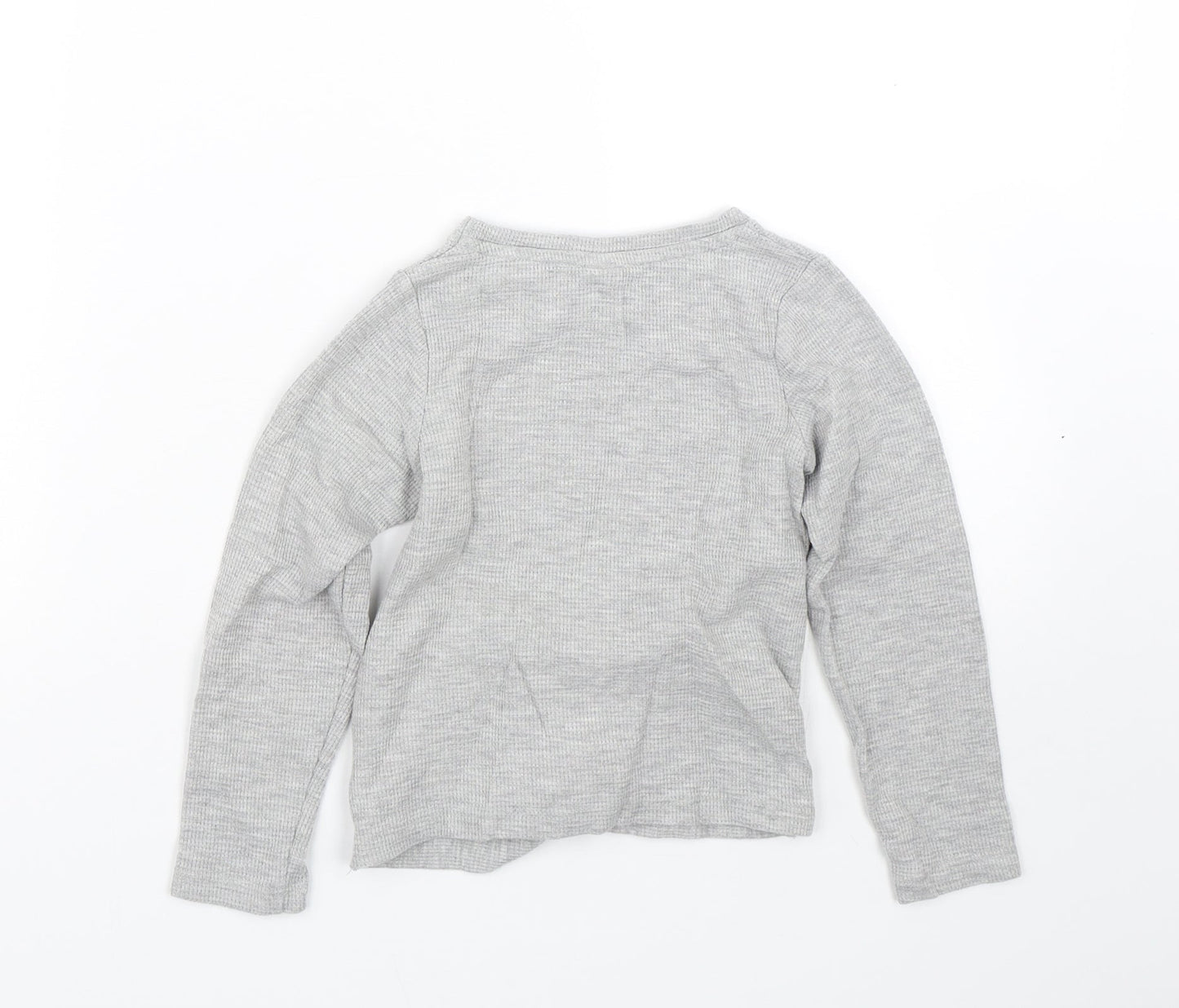 TU Girls Grey   Basic T-Shirt Size 7 Years