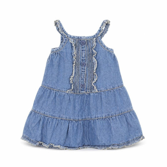 George Girls Blue  Denim Trapeze & Swing  Size 9-12 Months