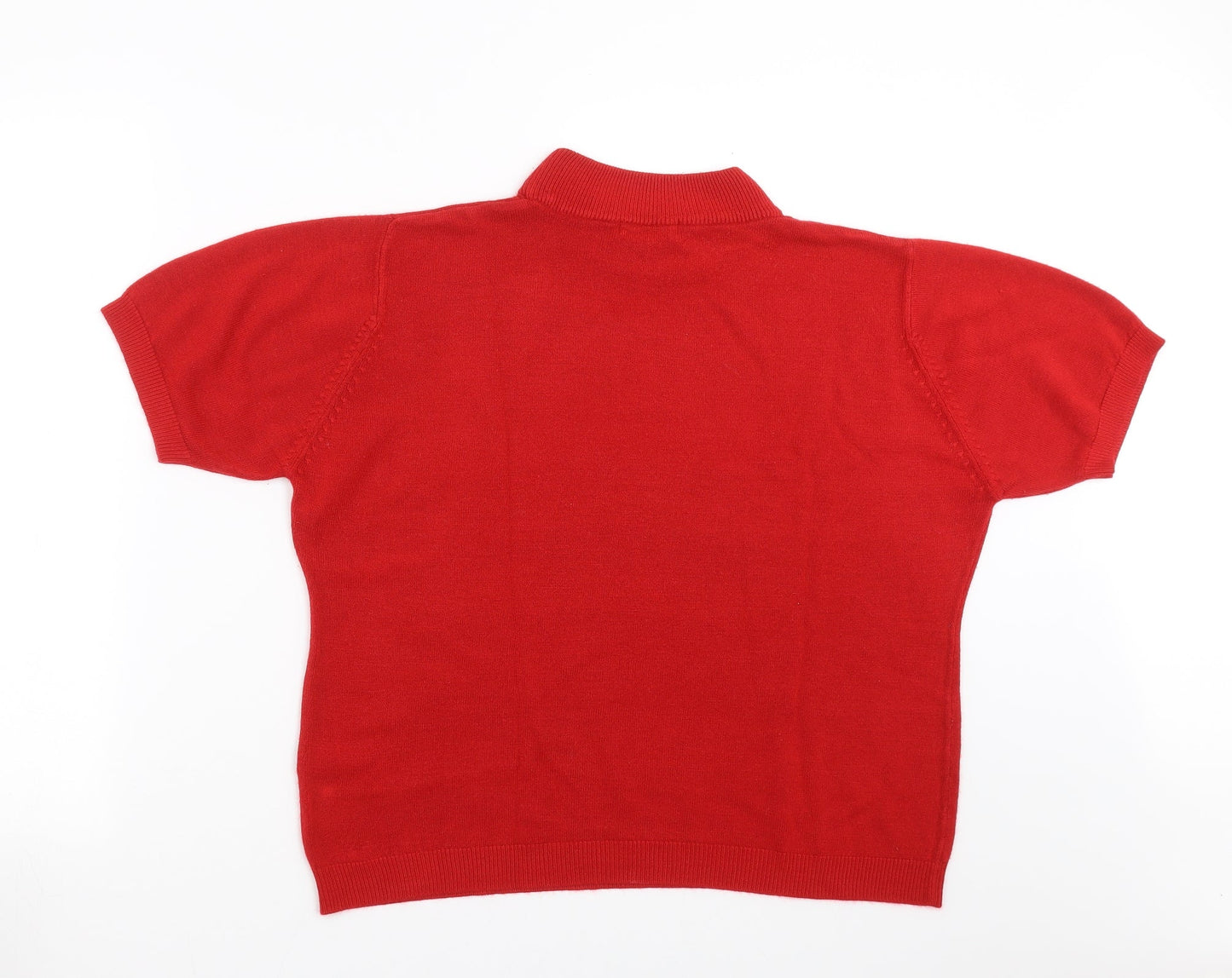 Berketex Womens Red  Knit Pullover Jumper Size 20