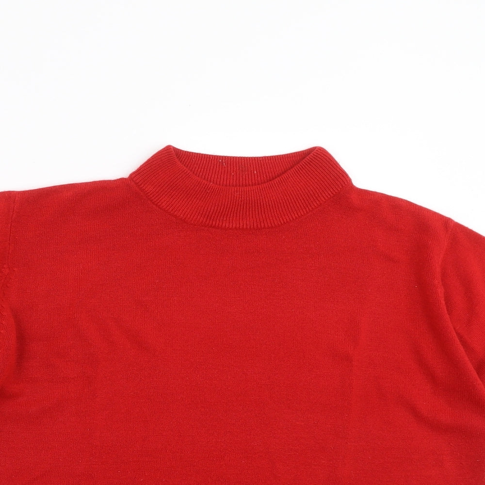 Berketex Womens Red  Knit Pullover Jumper Size 20