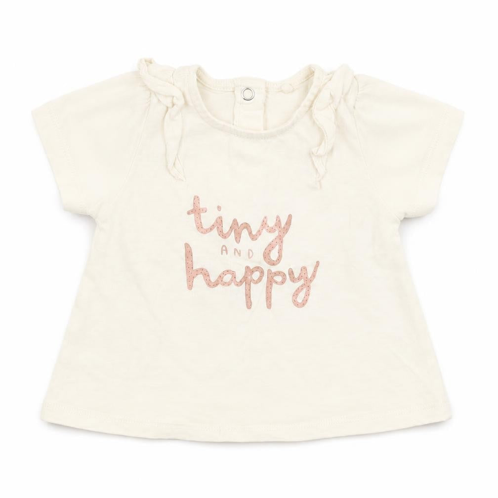 TU Baby Ivory   Basic T-Shirt Size 3-6 Months  - TINY & HAPPY