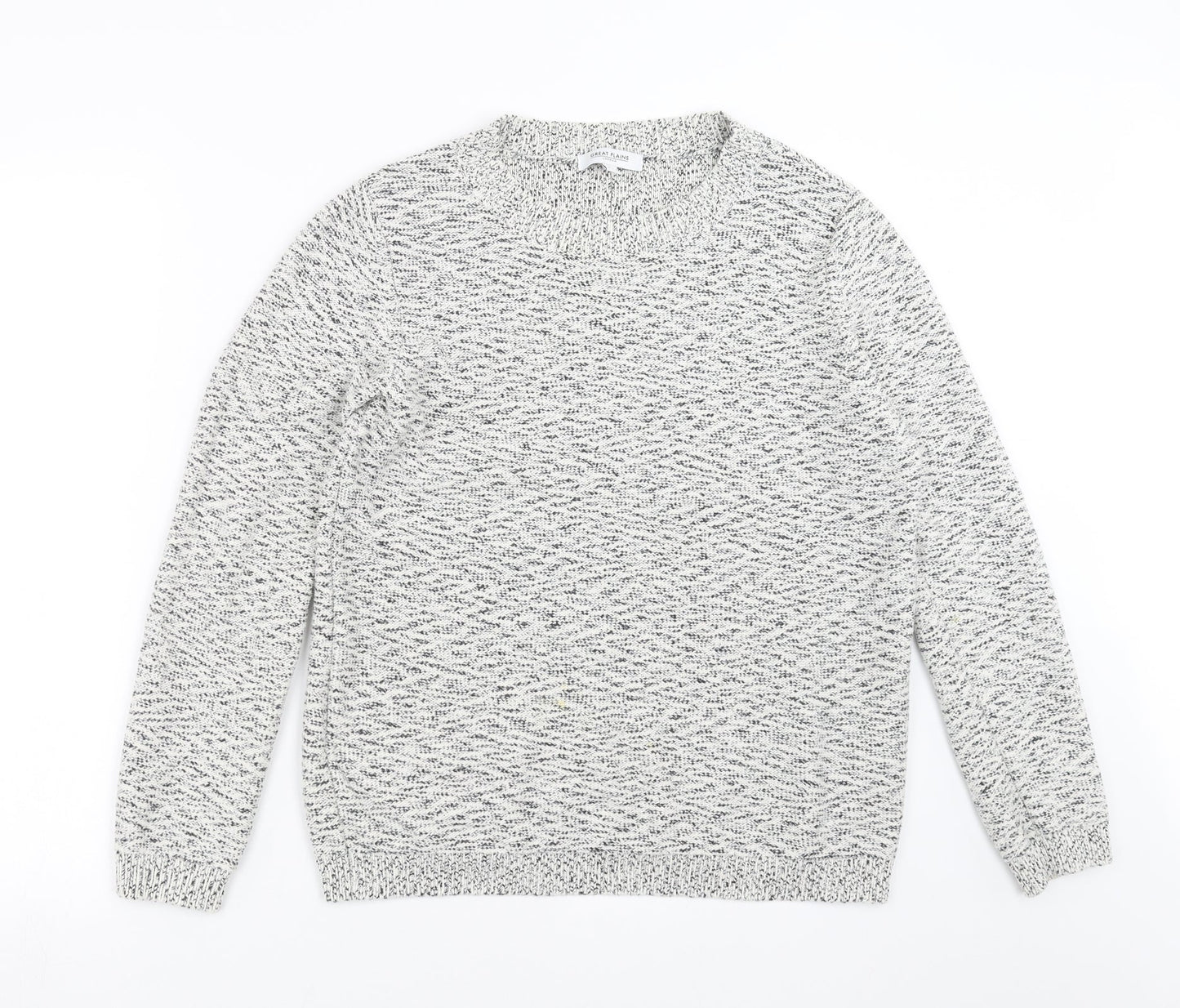 GREAT PLAINS Womens Grey  Knit Pullover Jumper Size 10