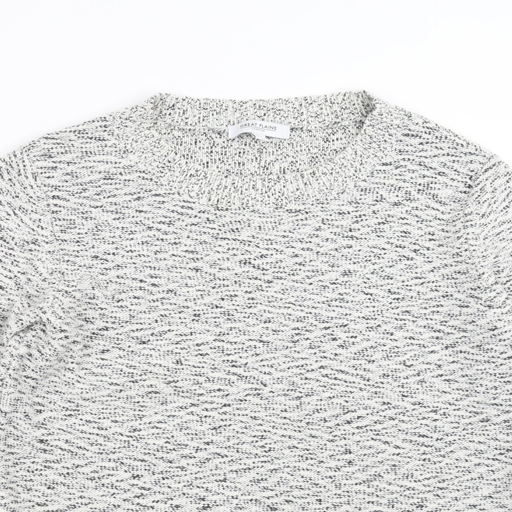 GREAT PLAINS Womens Grey  Knit Pullover Jumper Size 10
