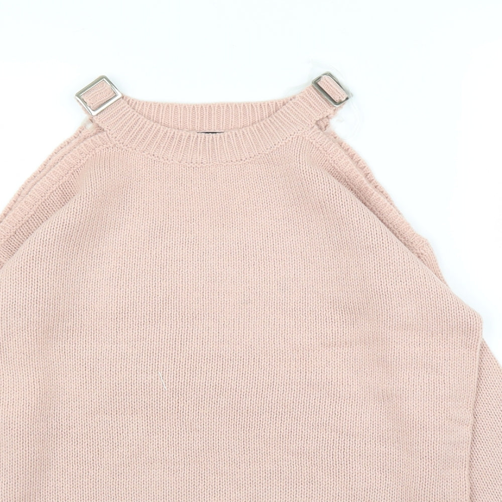 Select Womens Pink   Pullover Jumper Size S