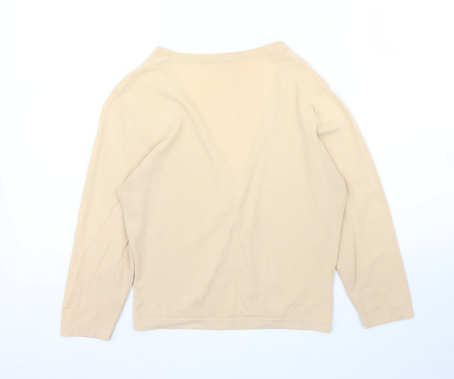 Preworn Womens Beige   Cardigan Jumper Size M