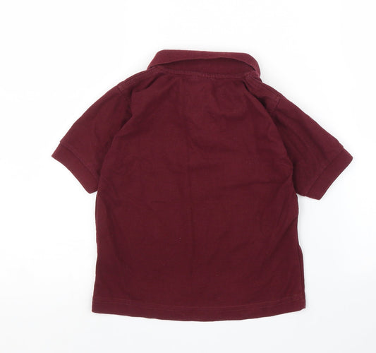 Cotton Ridge Boys Purple   Basic Polo Size 3 Years
