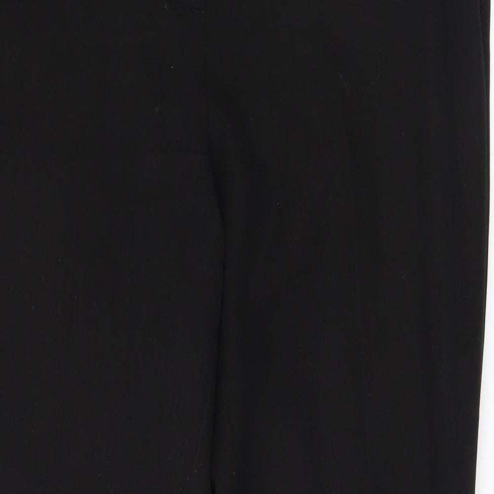 Matalan Womens Black   Trousers  Size 8 L29 in