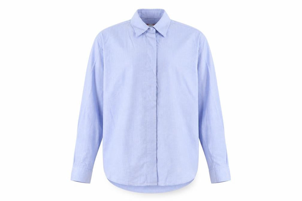 Antica Camiceria Mens Blue    Button-Up Size L